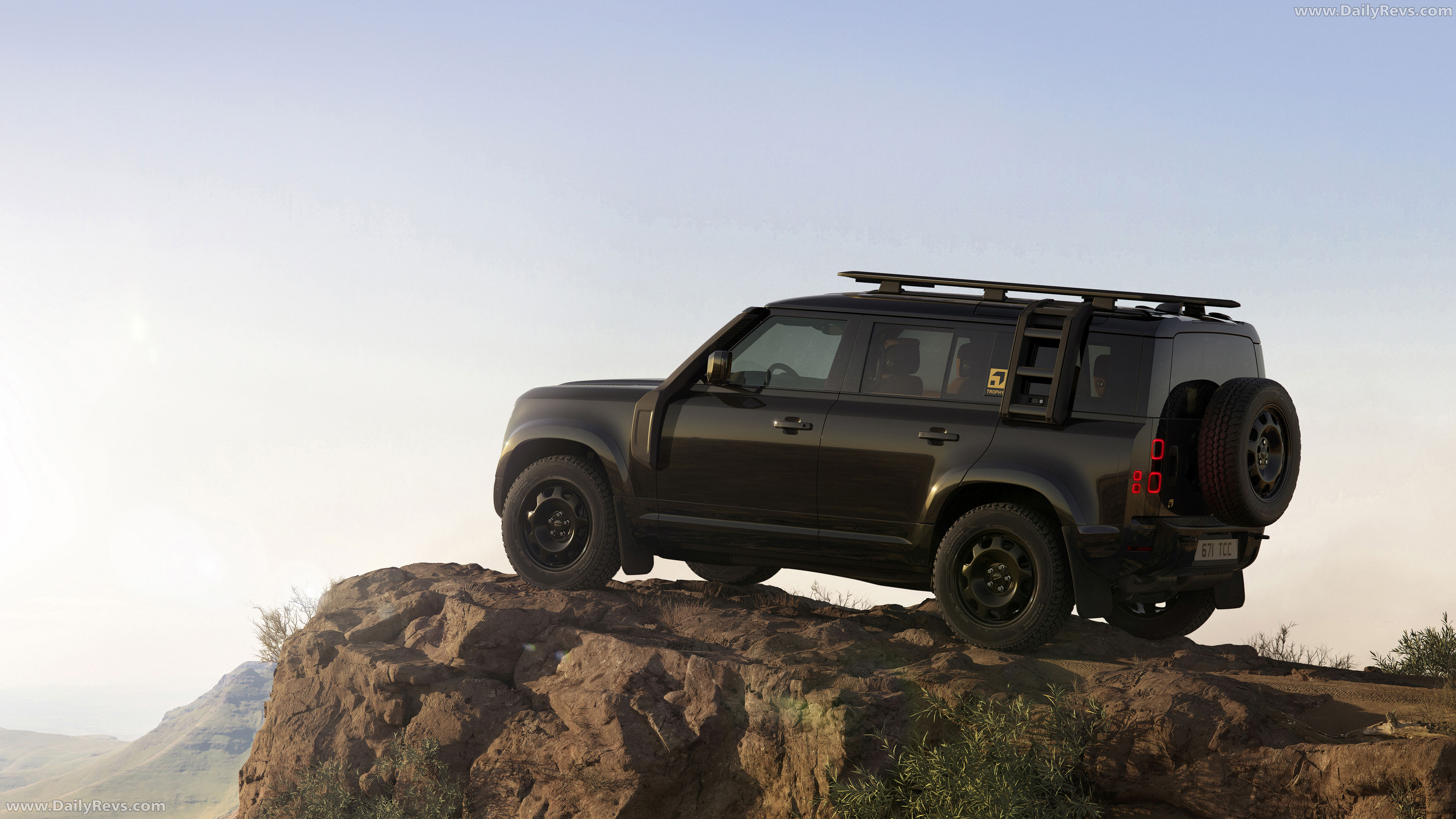 2027 Land Rover Defender 110 Trophy Edition Rear View